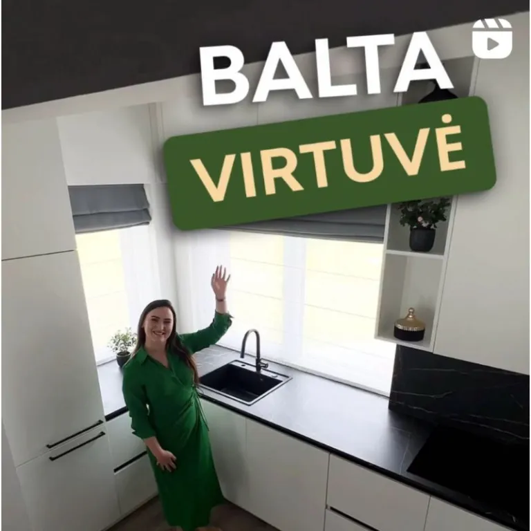 Balta virtuvė