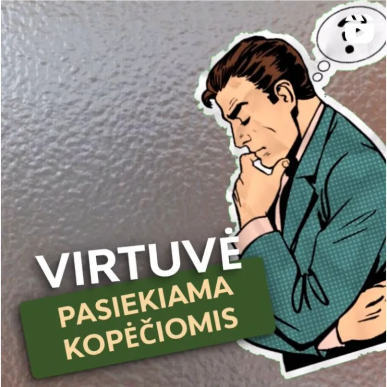 Virtuvė pasiekiama kopėčiomis