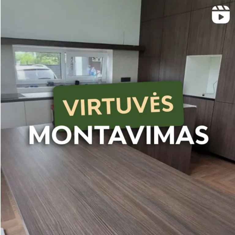 Virtuvės montavimas